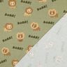 Jersey coton lion | Poppy Fabrics – pistache/brun faon,  thumbnail number 4