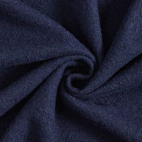 Tissu léger en maille en mélange de viscose et laine – bleu nuit, 