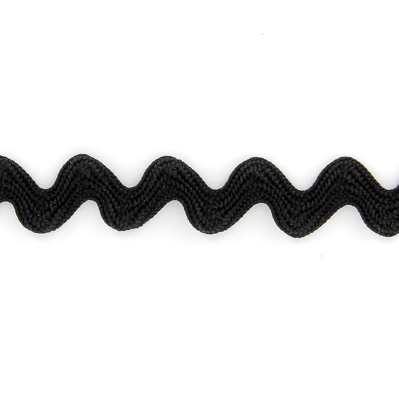 Lisse dentelée [12 mm] – noir,  image number 2