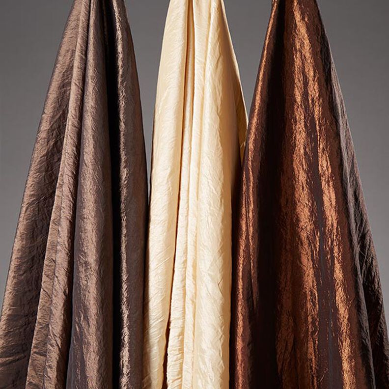 Tissu taffetas Crash – bronze,  image number 5