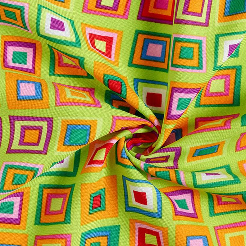 Tissu de carnaval Boîtes colorées – jaune fluo,  image number 3