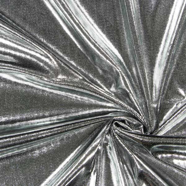Tissu de décoration Lamé – argent métallique,  image number 1