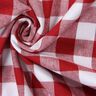 Tissu en coton Vichy à carreaux 1,7 cm – rouge/blanc,  thumbnail number 2