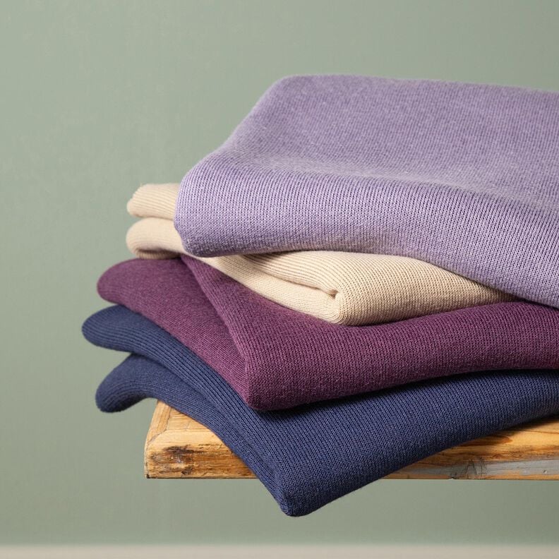 Tissu maille Mélange viscose super doux – mauve,  image number 4