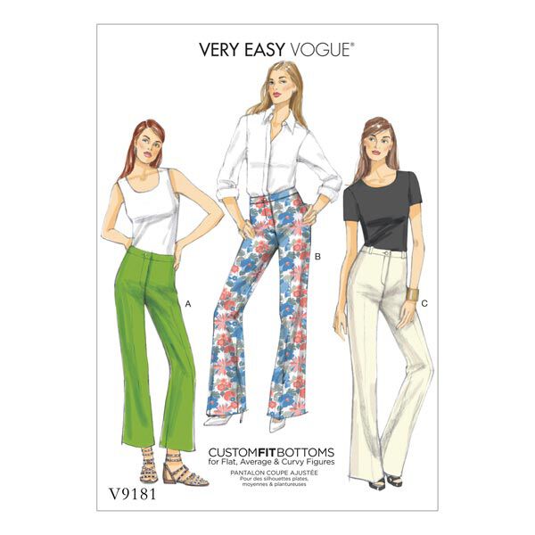 Pantalons, Vogue 9181 | 32 - 40,  image number 1