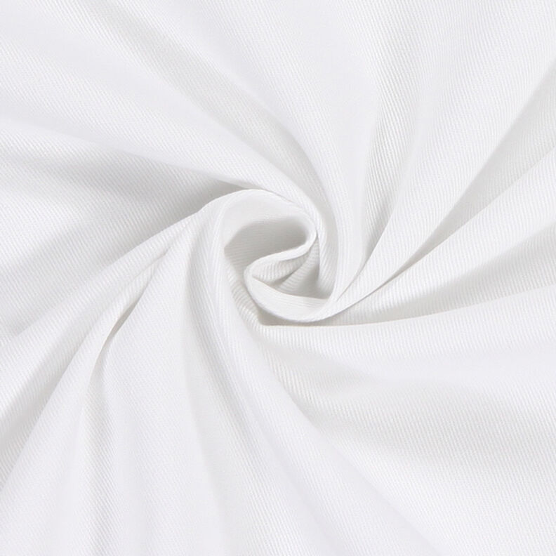 Sergé coton Uni – blanc,  image number 2