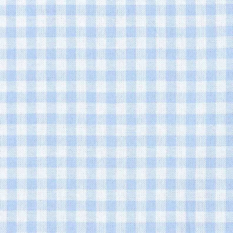 Tissu en coton Vichy - 0,5 cm – bleu bébé,  image number 1