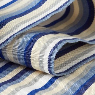 Extérieur Tissu pour chaise longue Rayures verticales, 44 cm – bleu, 