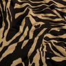 Jersey viscose Imprimé zèbre – mocca/noir,  thumbnail number 2
