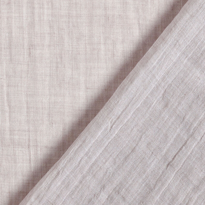 Voile mélangé froissé – gris brume,  image number 5