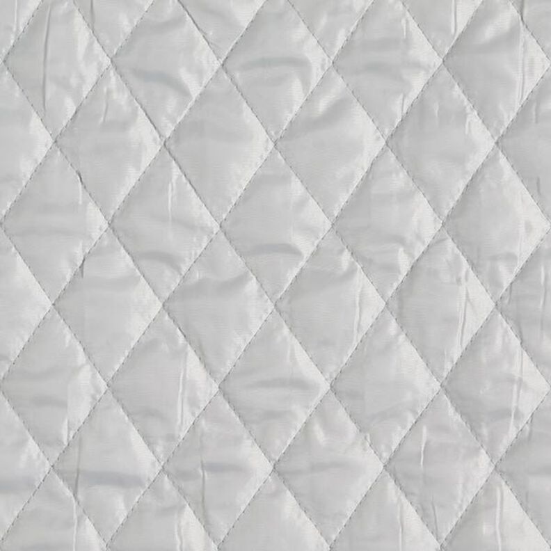 Doublure matelassée en losanges – argent,  image number 1