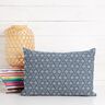 Tissu en coton Cretonne Fleurs et rameaux – gris bleu/blanc,  thumbnail number 6
