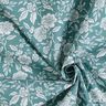 Tissu en coton Cretonne Jardin fleuri – pétrole légère/blanc,  thumbnail number 3