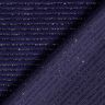 Tissu Nicki Rayures pailletées – bleu marine/argent métallisé,  thumbnail number 4