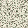 Tissu de décoration Canvas Mini houx – nature/vert sapin,  thumbnail number 1
