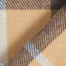 Tissu pour manteau en coton mélangé Grands carreaux – beige,  thumbnail number 4