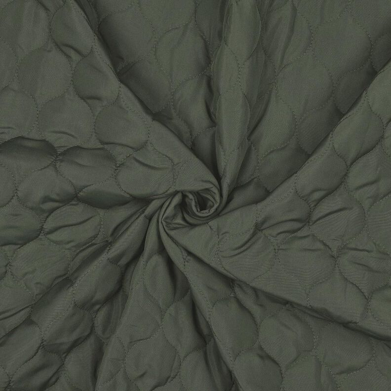 Tissu matelassé Motif circulaire | Poppy Fabrics – pin foncé,  image number 3