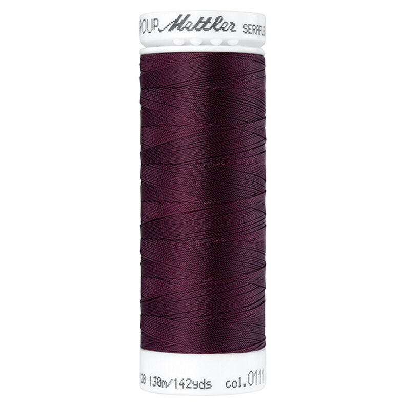 Fil à coudre Seraflex pour coutures élastiques (0111) | 130 m | Mettler – rouge bordeaux,  image number 1