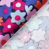 Jersey coton Fleurs colorées | Poppy Fabrics – bleu nuit,  thumbnail number 4