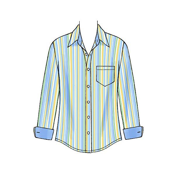 Chemise homme, McCalls 6044 | 34 - 44 | 46 - 56, image number 5