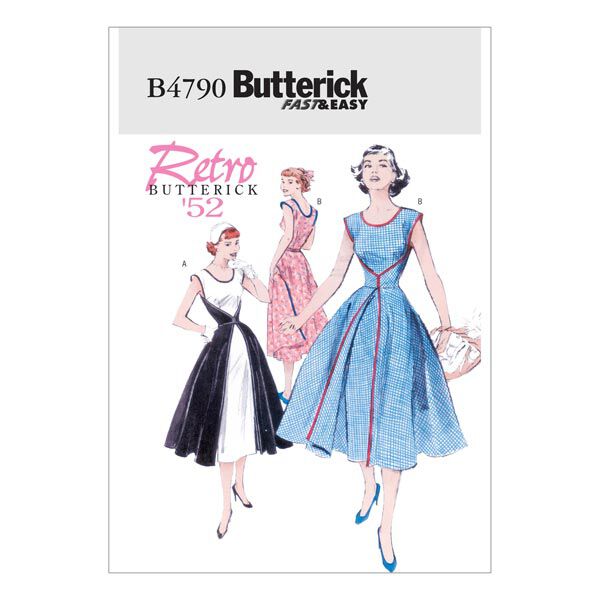 Robe Vintage, Butterick 4790|34 - 40|42 - 46, image number 1