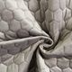 Tissu de revêtement velours matelassé nid d'abeille – gris,  thumbnail number 5