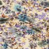 Jersey viscose Impression numérique de fleurs et de branches – sable/turquoise,  thumbnail number 2