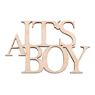 Bois Ecriture miniature It's a Boy [4 Pièces] | Rayher – nature, 