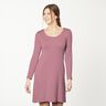Jersey coton Medium uni – vieux rose foncé,  thumbnail number 6