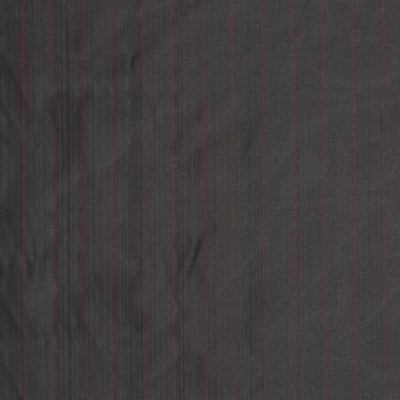 Doublure pour manches à fines rayures – noir/rouge,  image number 1