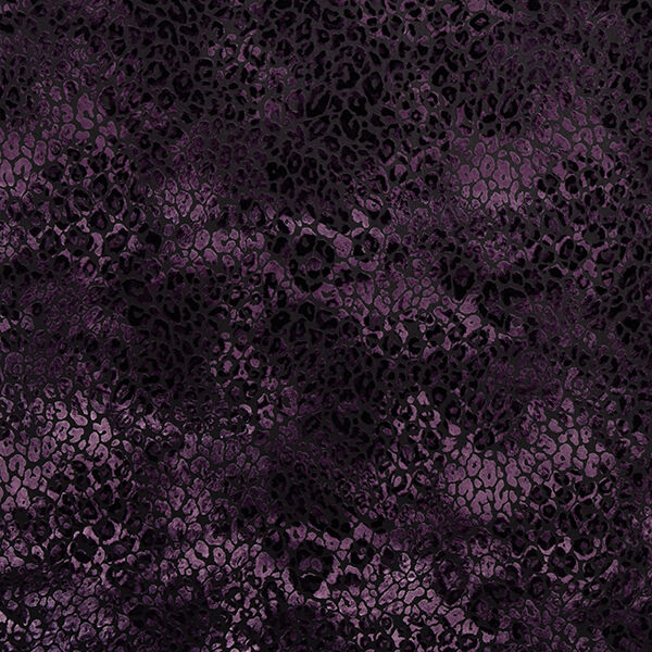 Panne de velours dévorée Motif léopard – lilas,  image number 1