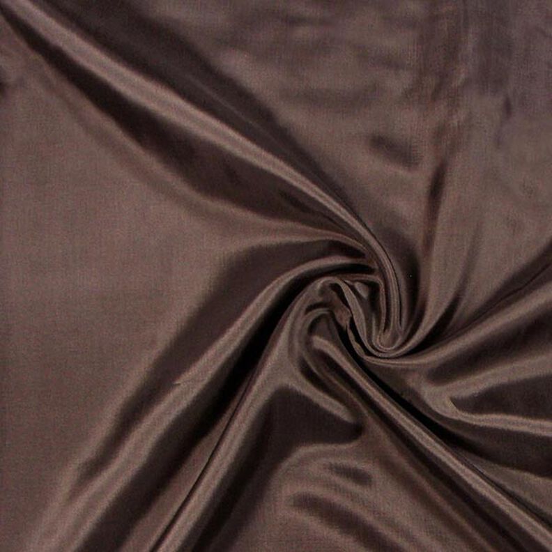 Taffetas de doublure uni – marron foncé,  image number 2
