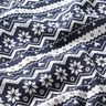 Tissu en coton Popeline Motif norvégien – bleu nuit,  thumbnail number 2