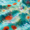 Sacs Panel Canvas Coquelicots colorés – bleu noir/rouge feu,  thumbnail number 4