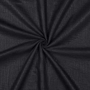 Tissu double gaze de coton fins points scintillants | Poppy Fabrics – noir, 