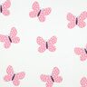 Sweatshirt gratté gros papillons | Poppy Fabrics – ivoire/rose,  thumbnail number 1