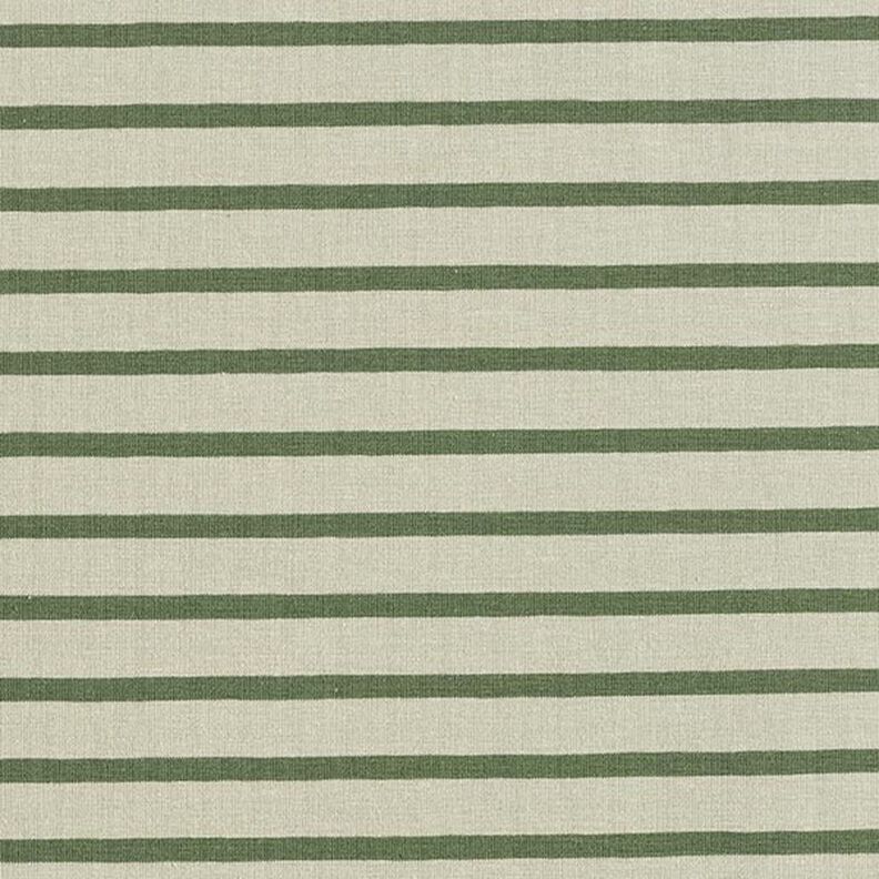 Jersey de coton Rayures fines et larges – roseau/pin,  image number 1