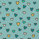 Jersey coton Cœurs colorés – roseau,  thumbnail number 1