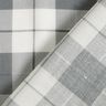 Tissu de coton fin à carreaux – gris clair/blanc,  thumbnail number 4