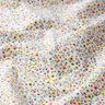 Tissu en coton Cretonne fleurs délicates – blanc/vieux rose,  thumbnail number 2