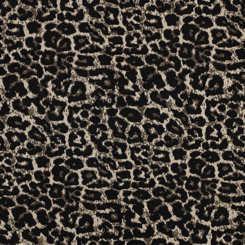 Jacquard Motif léopard – nature/noir,  image number 1