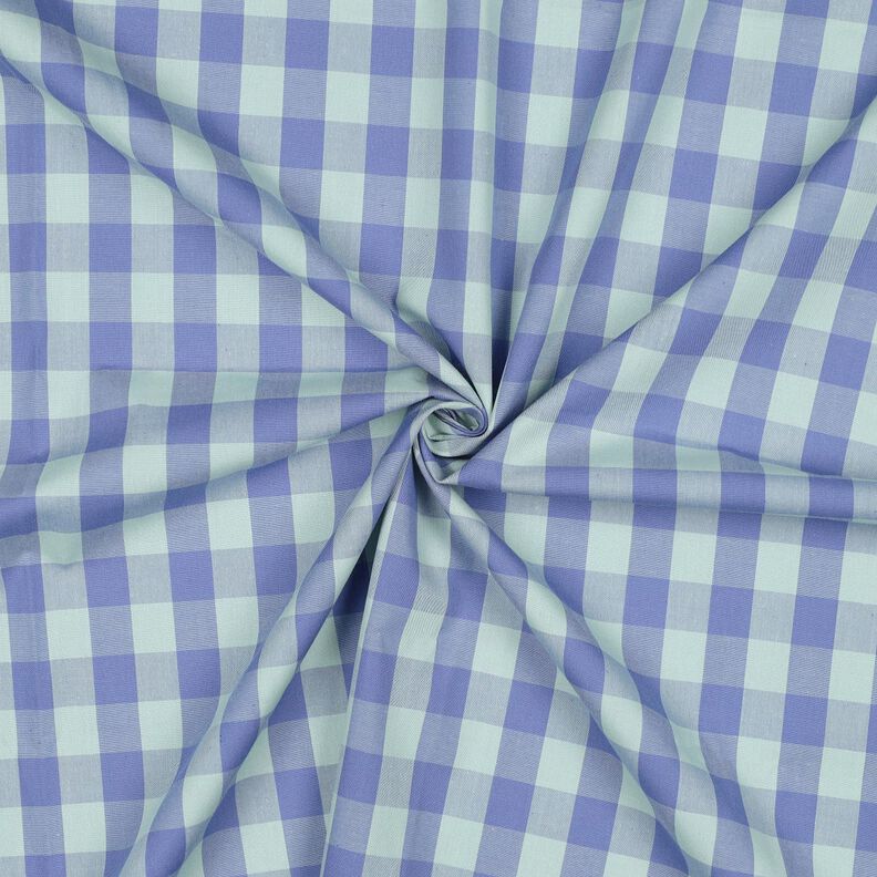 Popeline coton Carreau | Poppy Fabrics – menthe clair/mauve,  image number 3