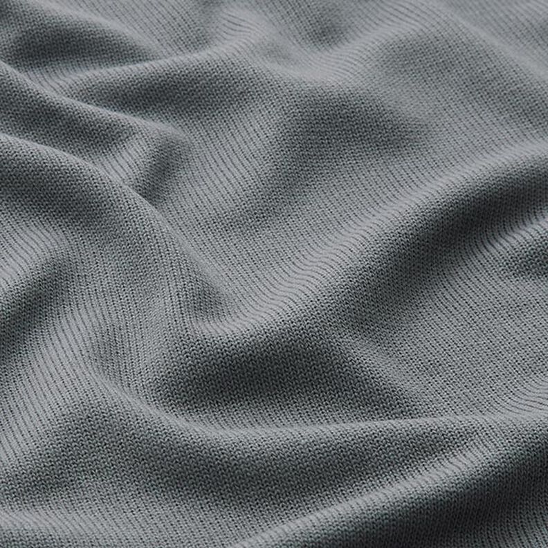 Tricot fin uni – gris foncé, image number 2
