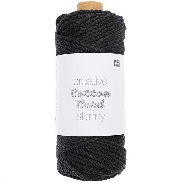 Fil macramé Creative Cotton Cord Skinny [3mm] | Rico Design – noir,  image number 1