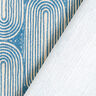 Tissu de décoration Semi-panama Arcs – bleu roi/nature,  thumbnail number 4