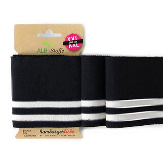Bord-côtes Bio CUFF ME réflecteur  [140 CM | 8 CM]  | Albstoffe | Hamburger Liebe, 