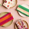 Tissu de décoration Semi-panama Grandes rayures – rose intense/orange,  thumbnail number 7