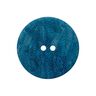 Bouton corozo 2 trous [ 15 mm ] – bleu turquoise,  thumbnail number 1