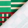 Tissu de décoration Semi-panama Formes modernes – vert genévrier/rouge foncé,  thumbnail number 4