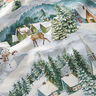 Tissu de décoration Gobelin Paysage hivernal – ivoire/turquoise clair,  thumbnail number 2